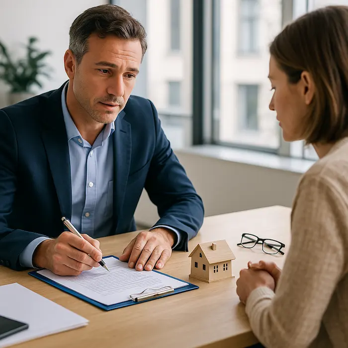 Entretien avec un assureur pour une indemnisation assurance habitation